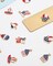 40PCS 4th of July Charms for Jewelry Making, Assorted Independence Day Metal Charms for DIY Necklace Bracelet Earring Jewelry Making and Crafting (Red White and Blue)